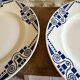 Assiettes plates Moulin Des Loups art déco