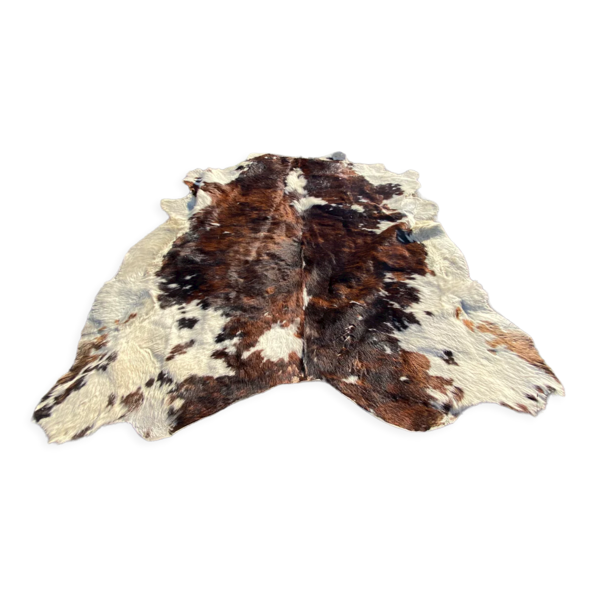 Vintage cowhide carpet