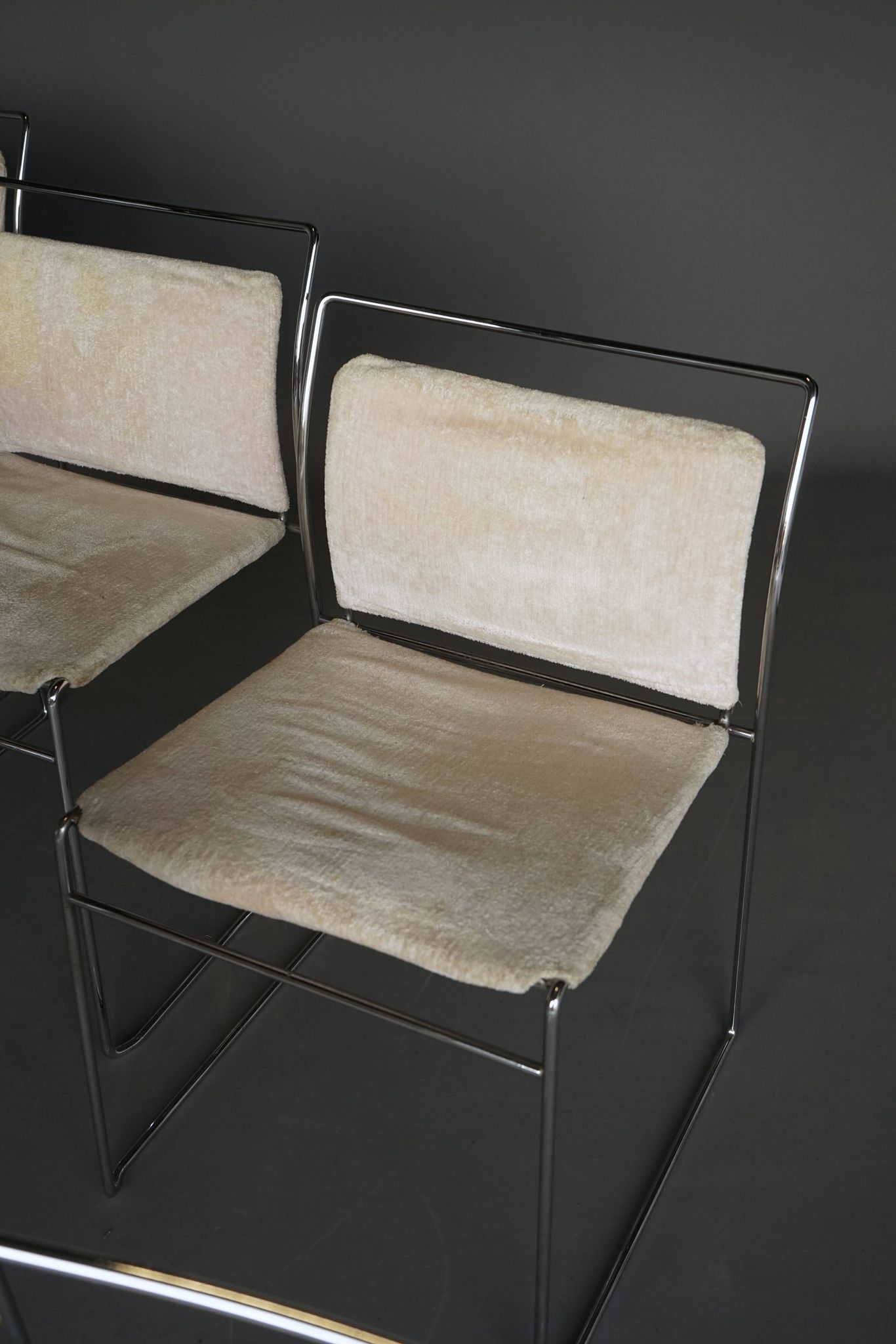 Set of 6 Tulu Dining Chairs by Kazuhide Takahama for Gavina. Italy 1960s