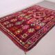 Tapis marocain bourgogne 177 x 261 cm - Tapis berbère vintage - Tapis en laine fait main