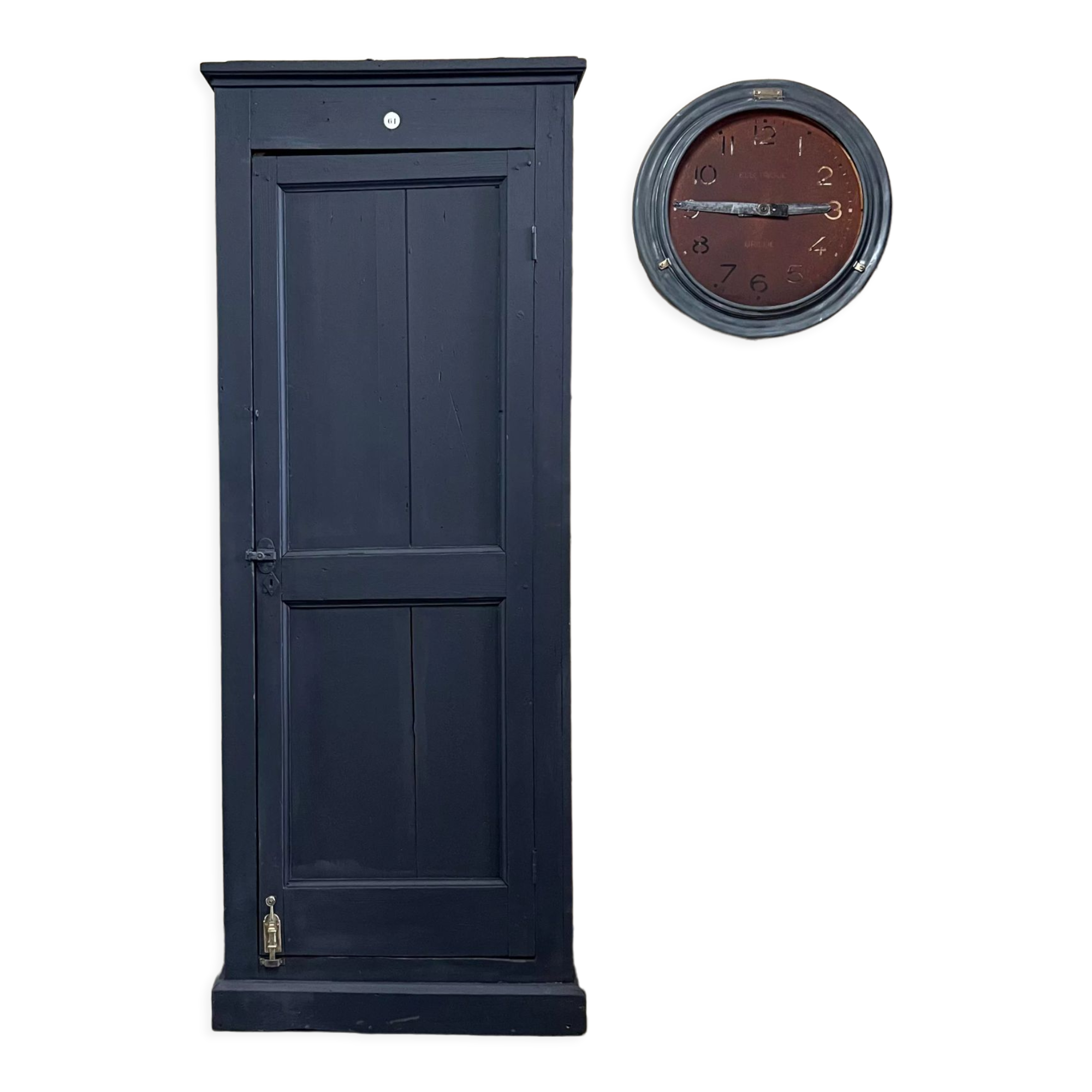 Parisian black workshop cabinet