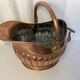 19th century copper and brass coal bucket