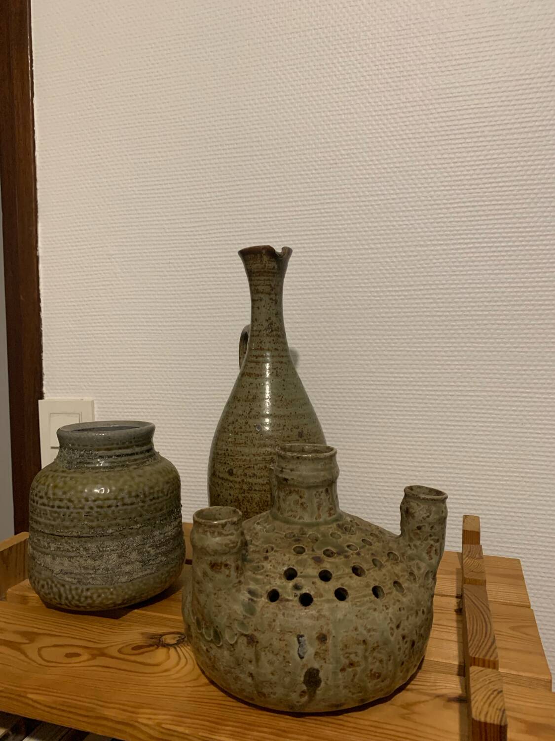 Lot Gres Vintage Ceramic Faience circa 1960
