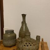 Lot Gres Vintage Ceramic Faience circa 1960