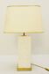 Natural "pierre de france" table lamp - 1970s