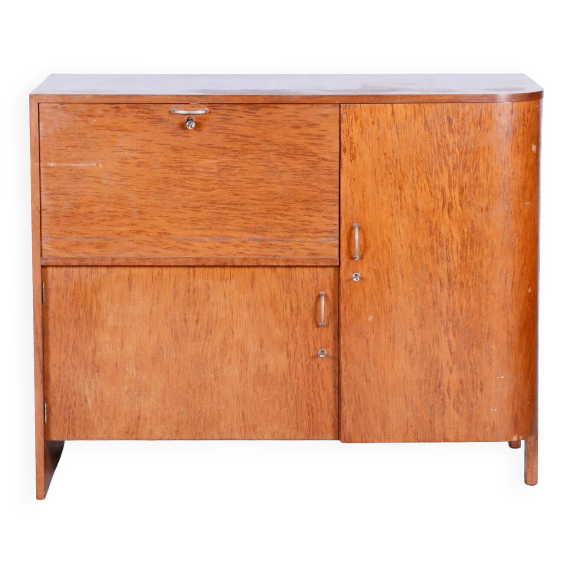 Restored Art Deco Sideboard, Palisander, Revived Polish, France, 1920s