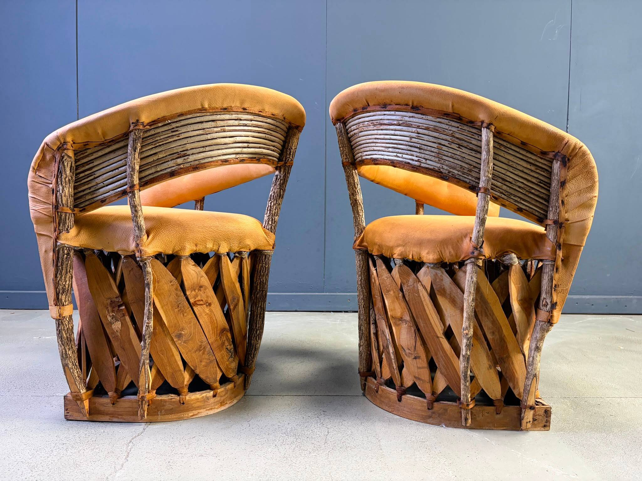 Paire de chaises Equipale mexicaines, années 1970