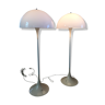 Pair of "Panthella" floor lamps by Verner Panton