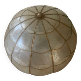Plafonnier en nacre vintage