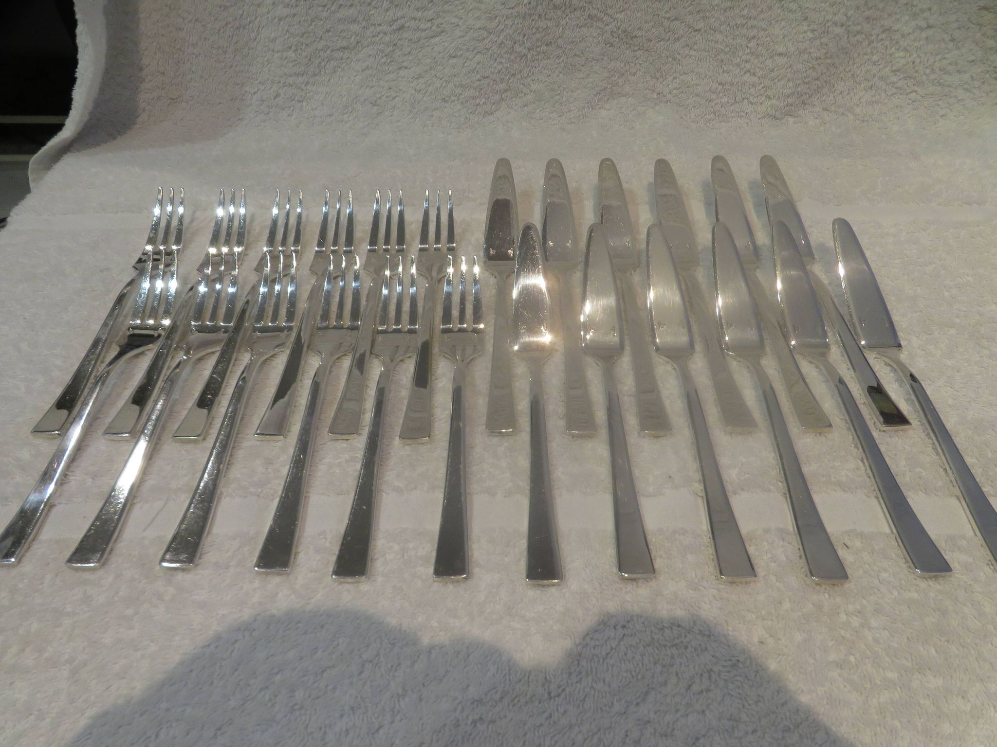 6 couverts à poisson 12p métal argenté orfèvre Christofle Concorde