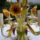 White metal chandelier Italy 60s/70s