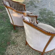 Pair of basket chairs