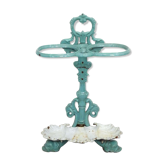 Enamelled cast iron umbrella holder