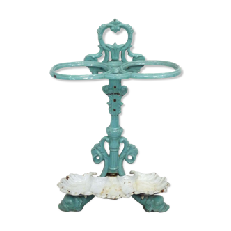 Enamelled cast iron umbrella holder