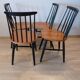 Lot de 4 chaises Fanett design Ilmari Tapiovaara