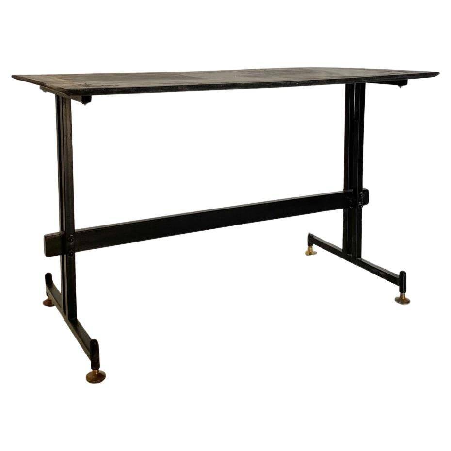Vintage Carrara marble coffee table, Italy 1960