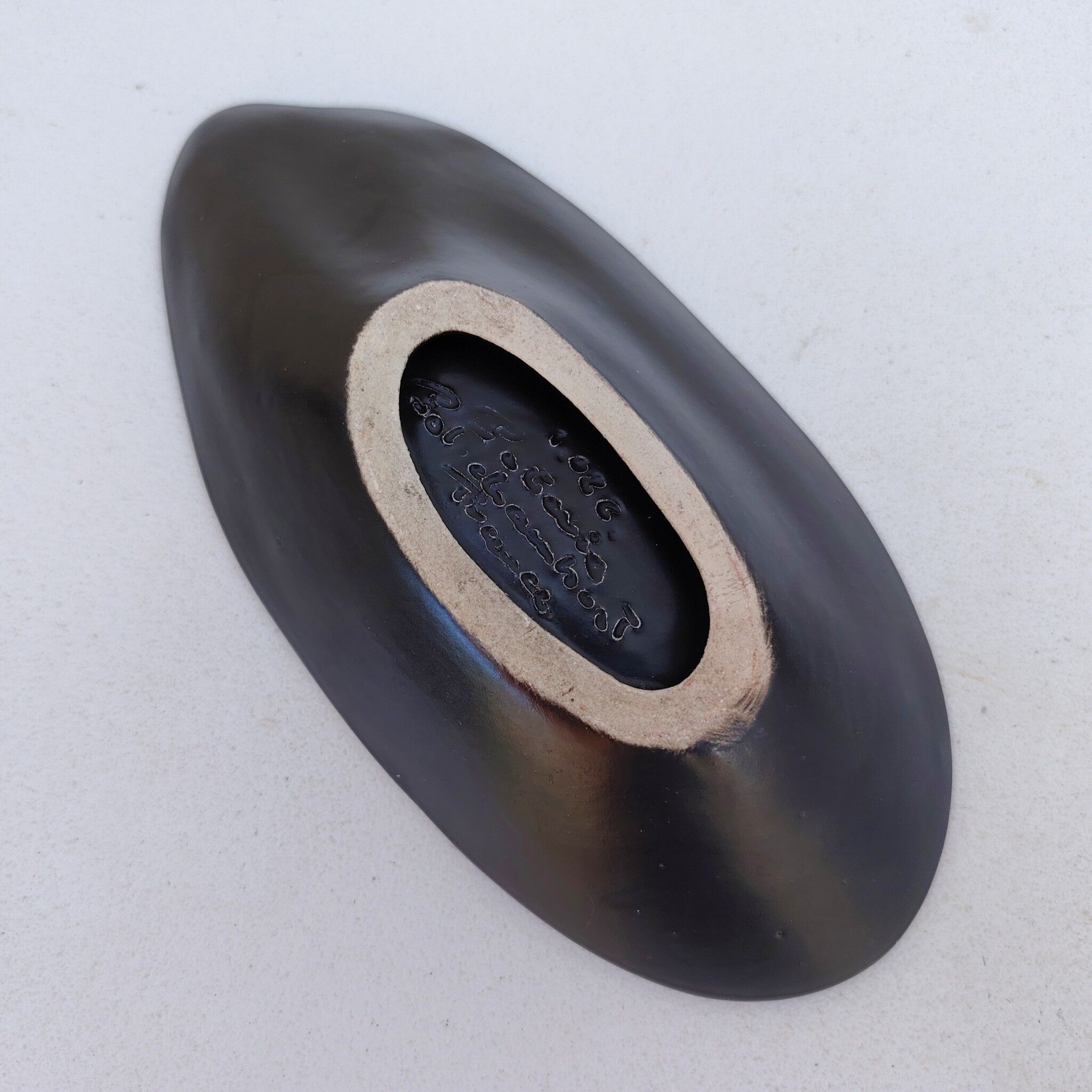 Shell-shaped catchall, ceramic, Chambost