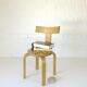 Tabouret en bois vintage, chaise pour enfant scandinave