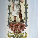Villeroy and Boch vintage butcher tile fresco