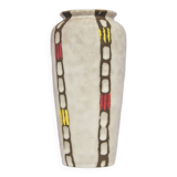 Vase vintage blanc d’allemagne de l’ouest jasba