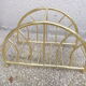 Brass magazine rack
