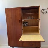 Secretary cabinet from the 60s vintage Scandinavian style
