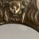 Bronze hand-facing mirror, early twentieth century, Louis XV style, 29 x 13 cm