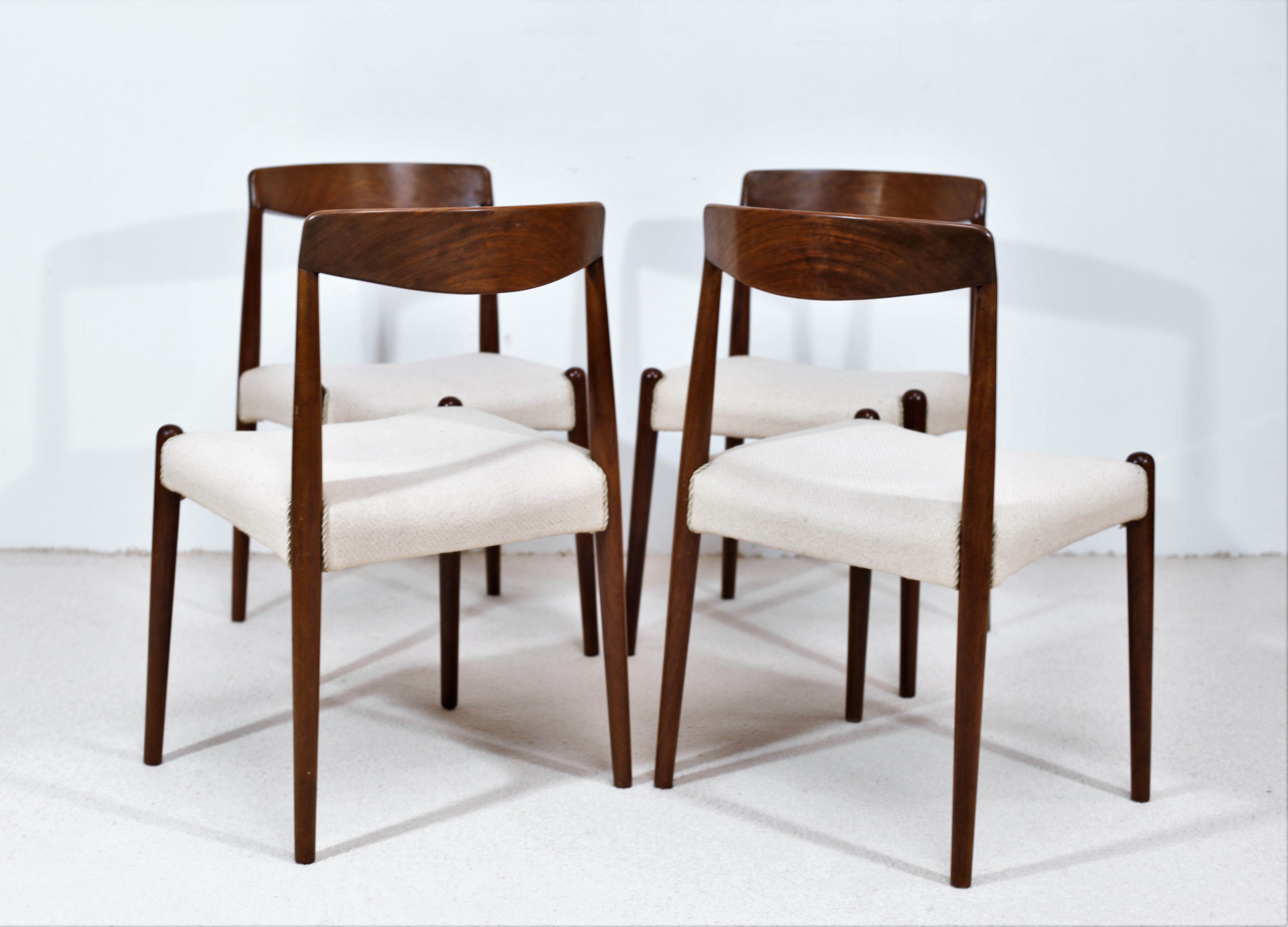 Danish walnut chairs