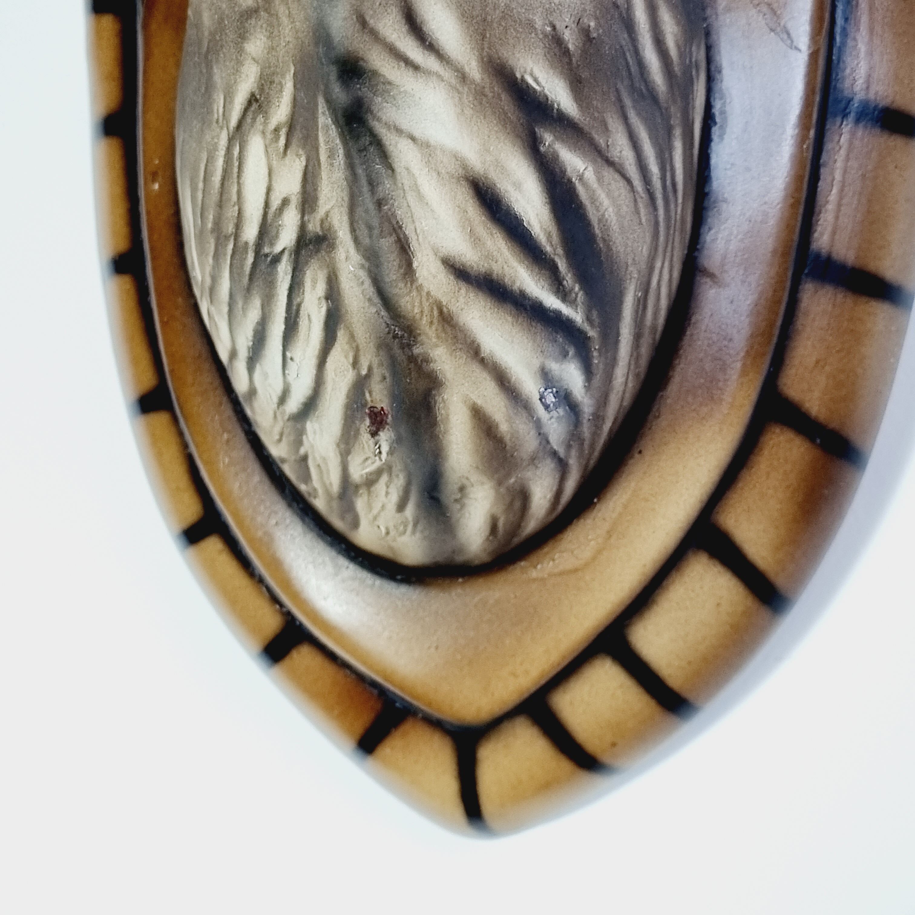 Ceramic deer head trophy