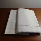2 old openwork mestizo cotton pillowcases