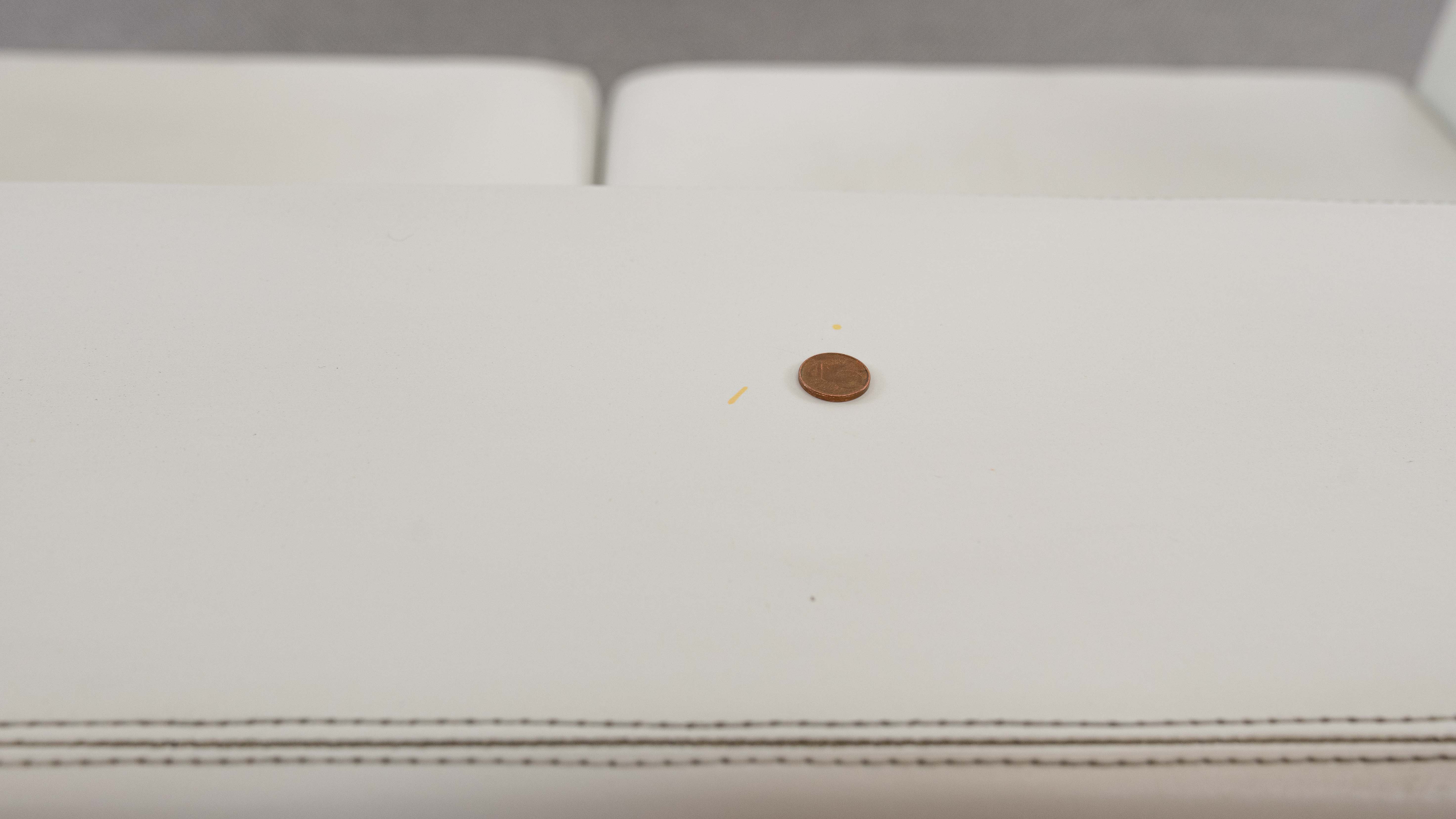 Throw Away sofa by Willie Landels for Zanotta 1965 in white vinyl