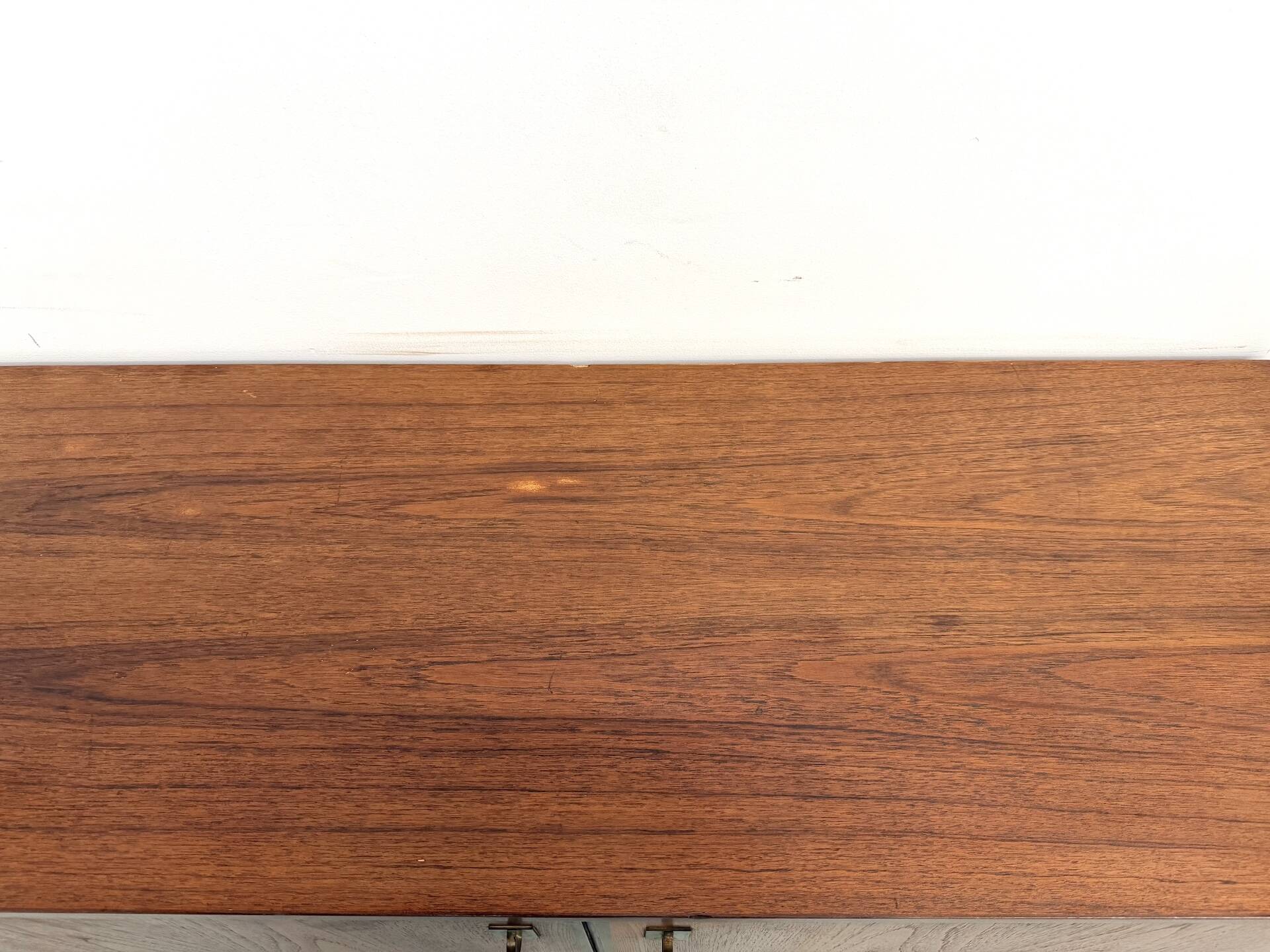 Teak and brass bookshelf designed by Peter Løvig Nielsen, CI.