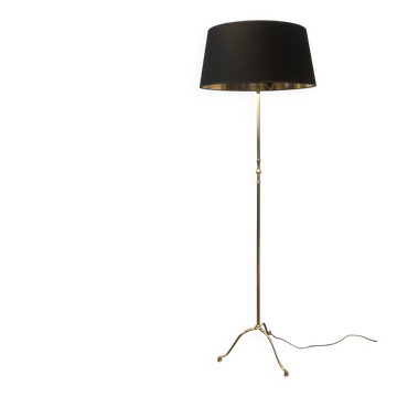 Neoclassical Brass Floor Lamp, in the Style of Maison Jansen