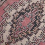4x7 Pink & Navy Blue Classic Vintage Rug, 134x216Cm