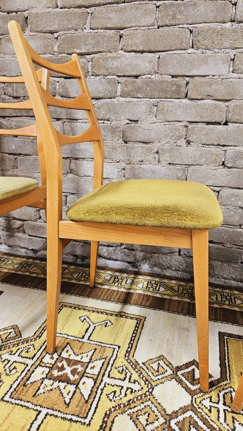 Set de 4 chaises scandinaves par Bähre Mignon Möbel 1960