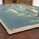 Congolese School Aquatic fauna Oil on canvas signed