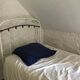 Wrought iron and copper bed, 1900