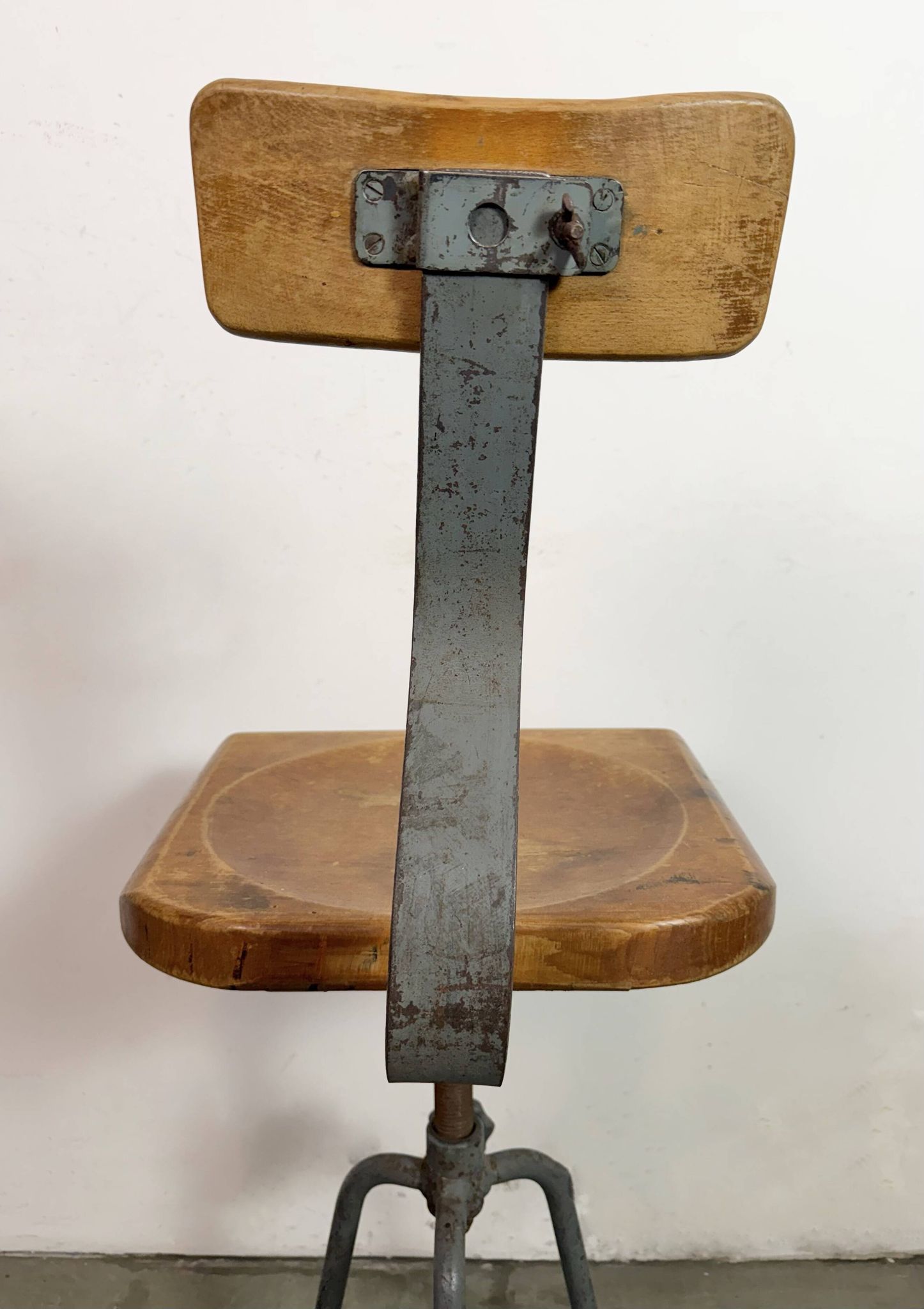 Industrial Factory Swivel Chair, 1950s