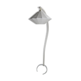 Caprani floor lamp with graphic cocoon shade, Denmark, 1970s