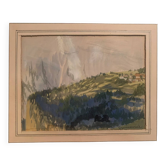 Jean Jacques GRUNENWALD (1911 - 1982) - Gouache - Mountain Landscape