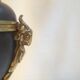Oil lamp with engraved globe in Napoleon III style