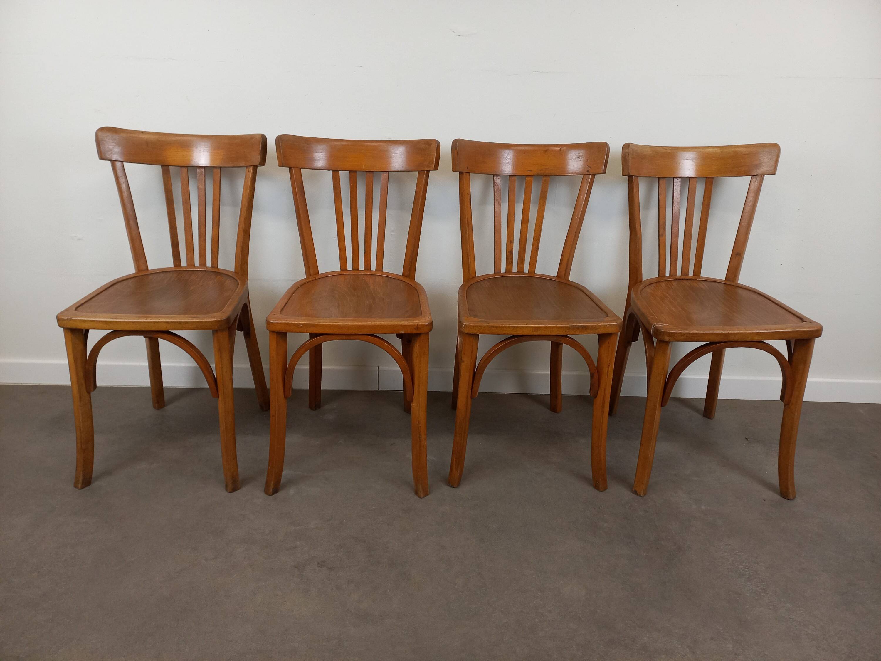 Chaises bistrot Luterma, set de 4