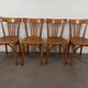 Chaises bistrot Luterma, set de 4