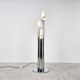Vintage italian chrome floor lamp, 1970s