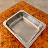 Italian design elm burl coffee table from the 70s Roche Bobois