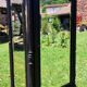 Dressmaker's cabinet with beveled triptych mirrors. (Mirror cabinet)