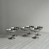 Set of Letang Remy style stainless steel footed cups
