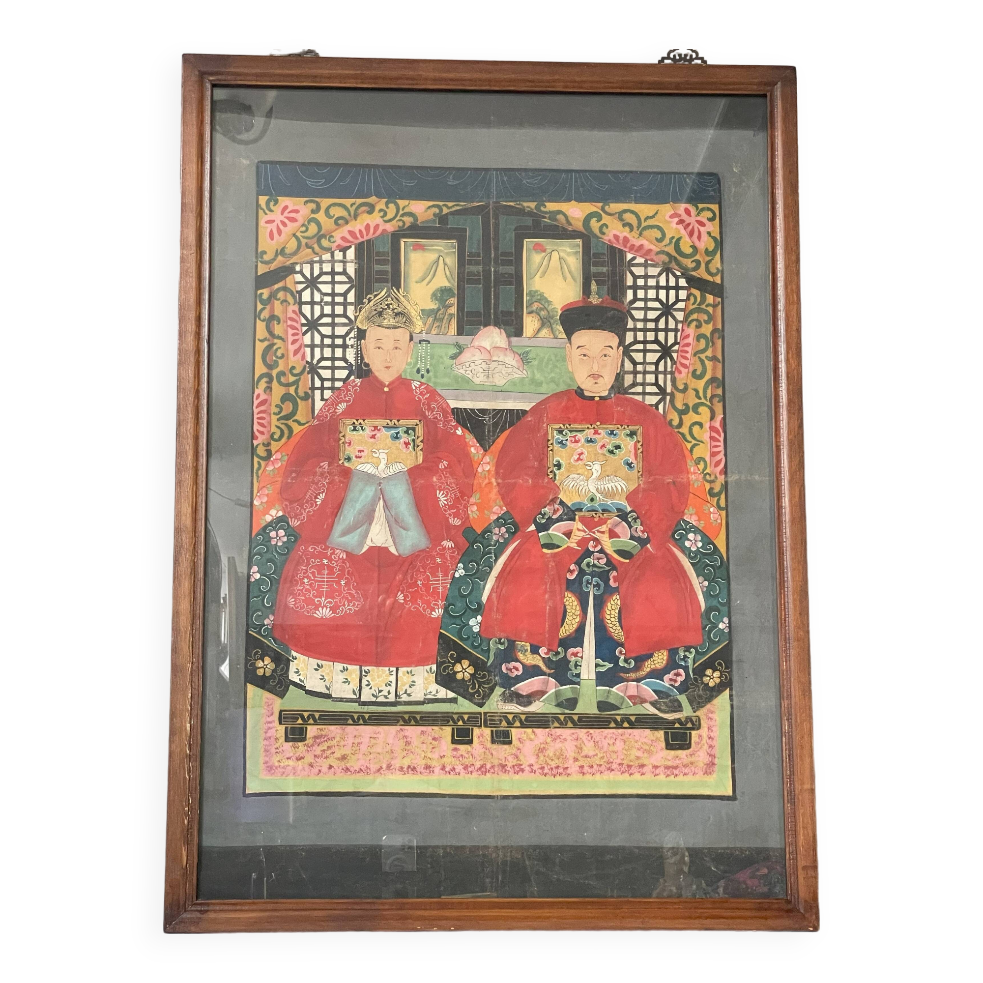 Chinese Couple Painting