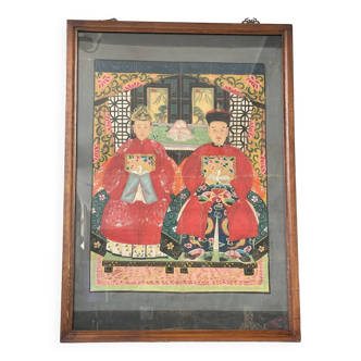 Chinese Couple Painting