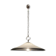 Italian Black and White Light Pendant in Murano Glass